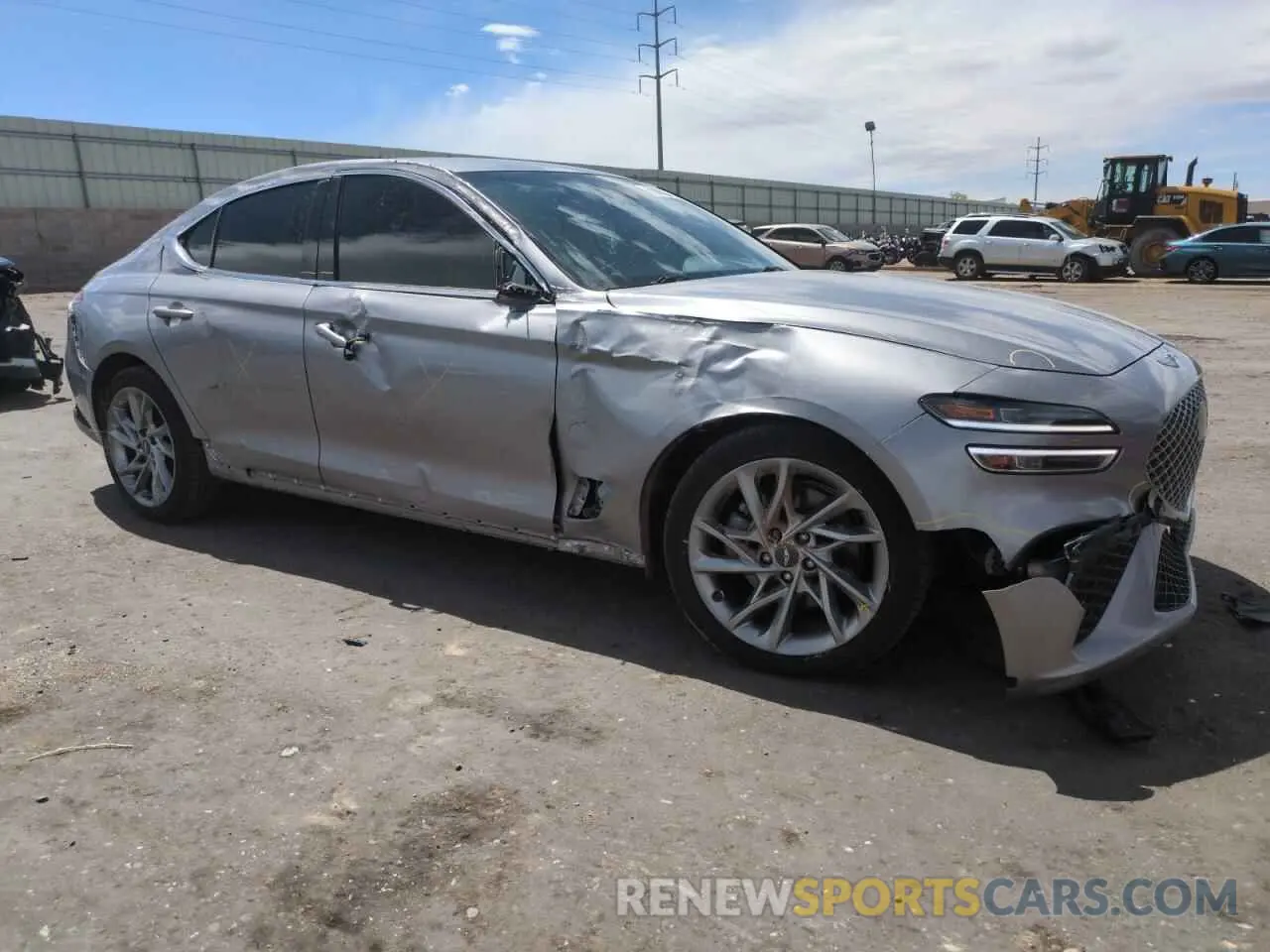 4 Photograph of a damaged car KMTG34TA2NU095874 GENESIS G70 BASE 2022