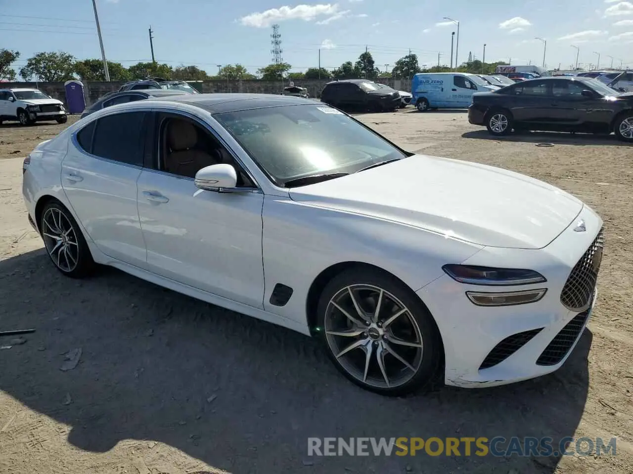 4 Photograph of a damaged car KMTG34TA2NU096216 GENESIS G70 BASE 2022