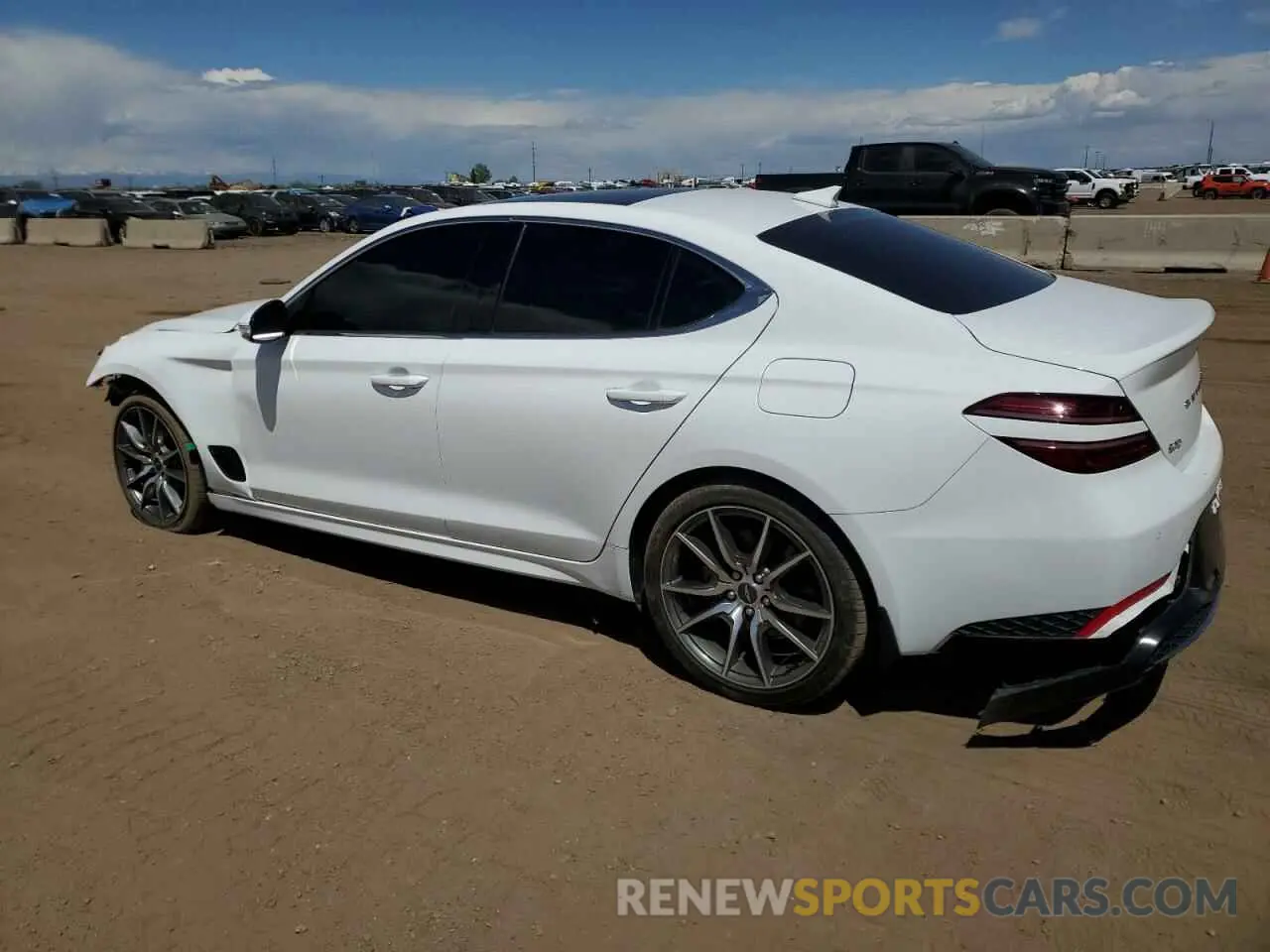 2 Photograph of a damaged car KMTG34TA6NU088944 GENESIS G70 BASE 2022