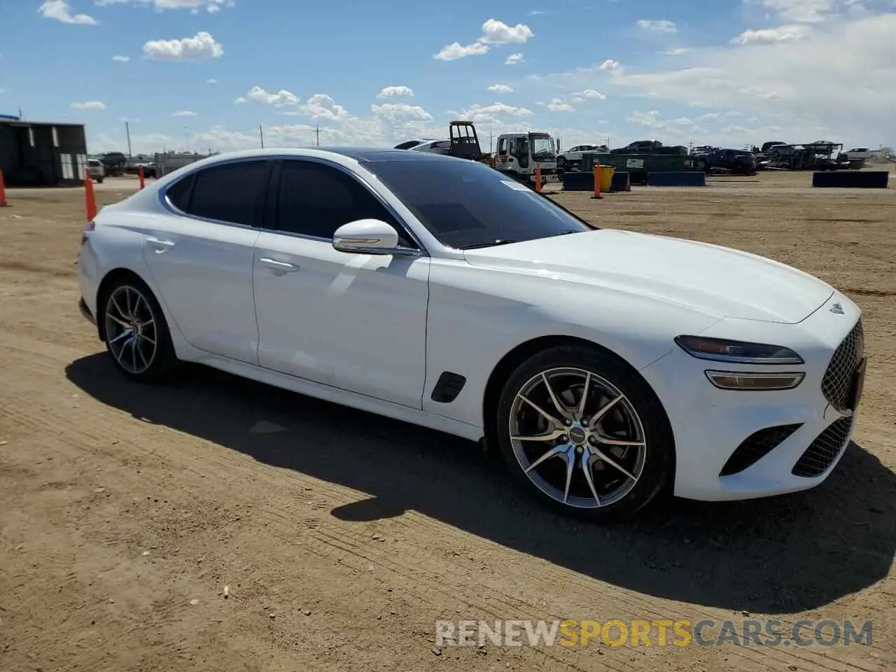 4 Photograph of a damaged car KMTG34TA6NU088944 GENESIS G70 BASE 2022