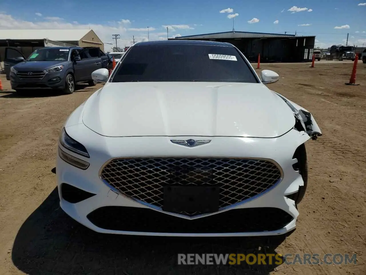 5 Photograph of a damaged car KMTG34TA6NU088944 GENESIS G70 BASE 2022