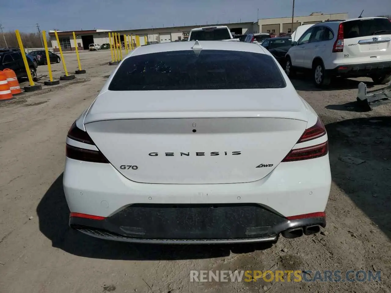 6 Photograph of a damaged car KMTG34TA6NU094050 GENESIS G70 BASE 2022