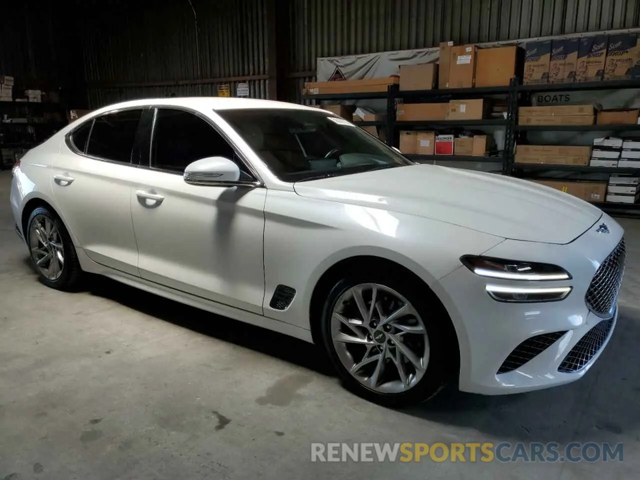 4 Photograph of a damaged car KMTG34TA9NU095077 GENESIS G70 BASE 2022