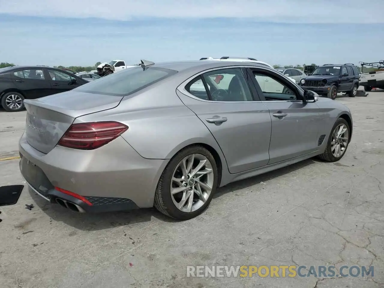 3 Photograph of a damaged car KMTG34TAXNU094262 GENESIS G70 BASE 2022