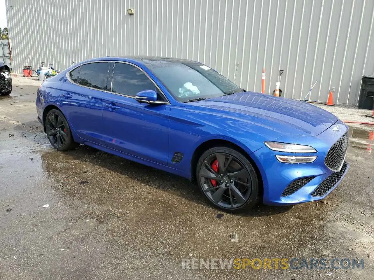 4 Photograph of a damaged car KMTG54TE1NU094180 GENESIS G70 BASE 2022