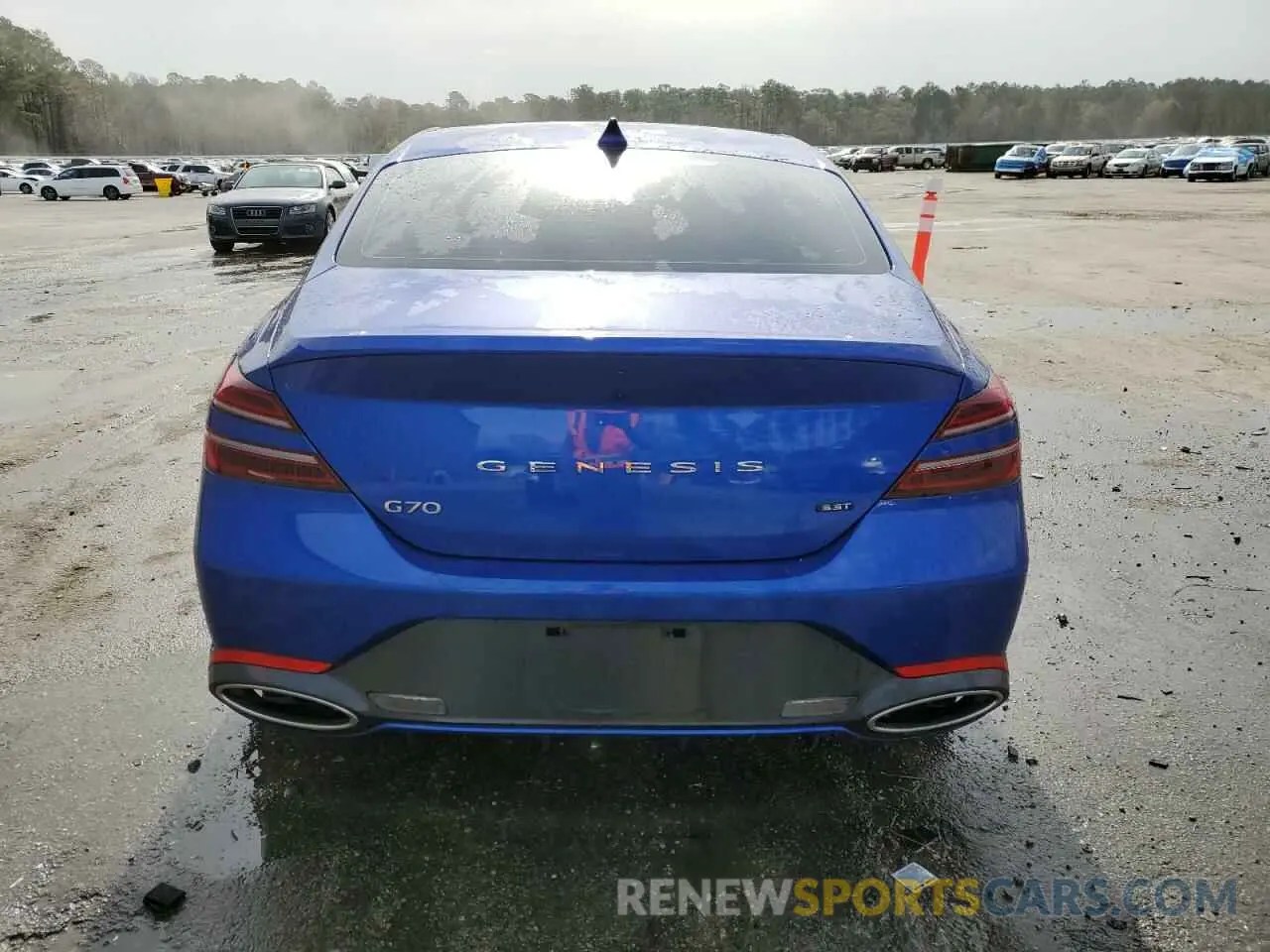 6 Photograph of a damaged car KMTG54TE1NU094180 GENESIS G70 BASE 2022