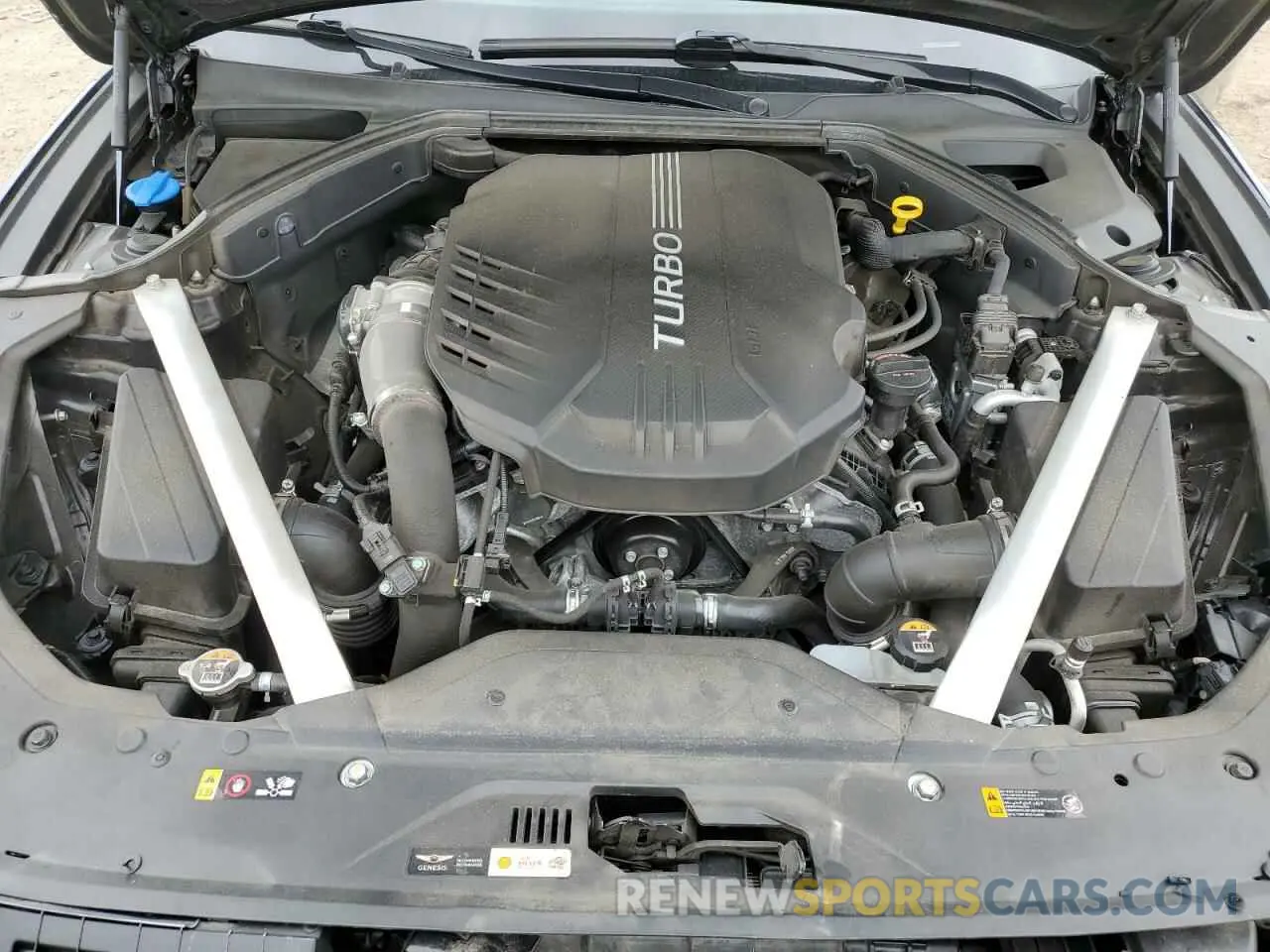 11 Photograph of a damaged car KMTG54TE2NU081955 GENESIS G70 BASE 2022