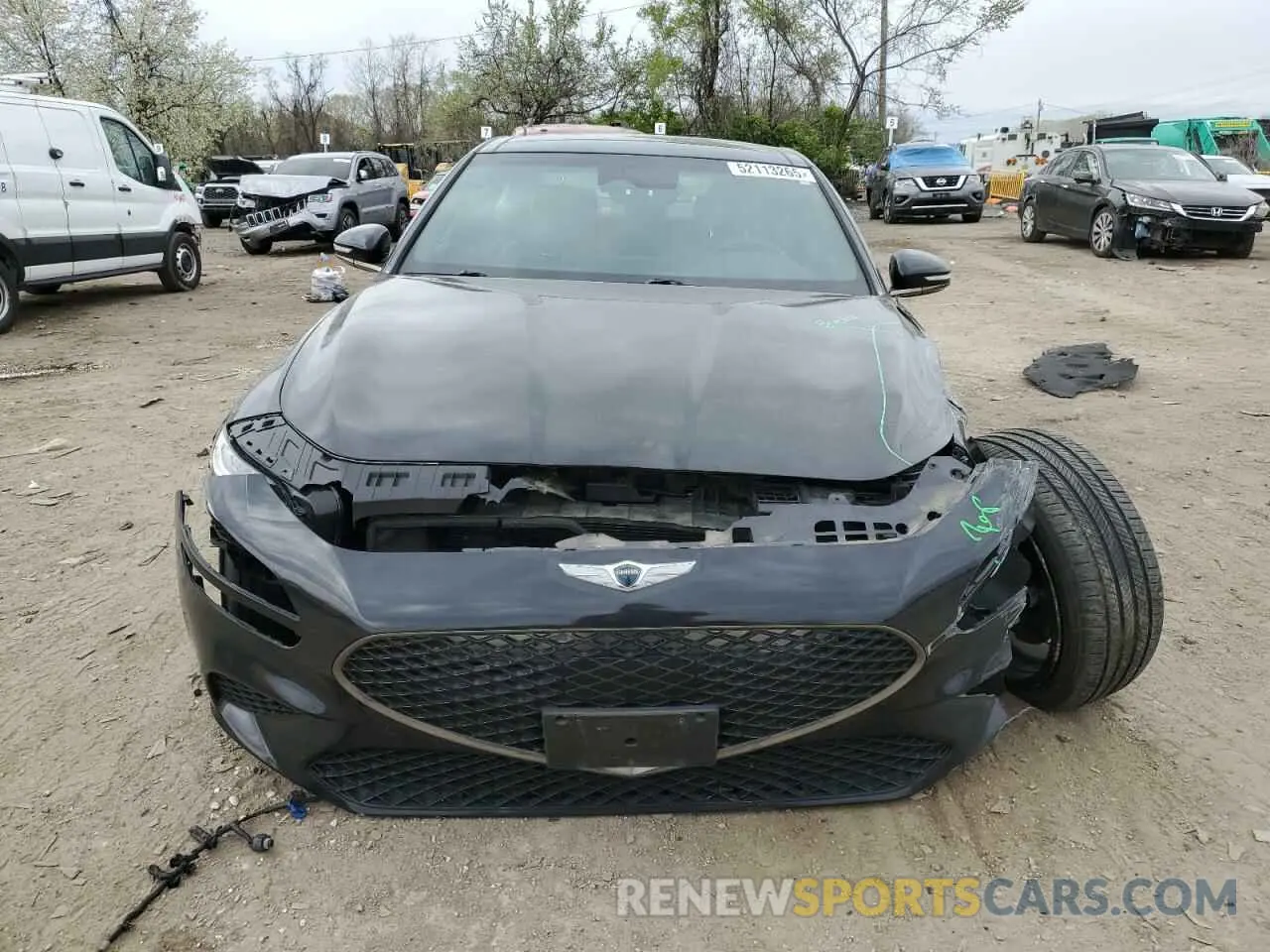 5 Photograph of a damaged car KMTG54TE2NU081955 GENESIS G70 BASE 2022