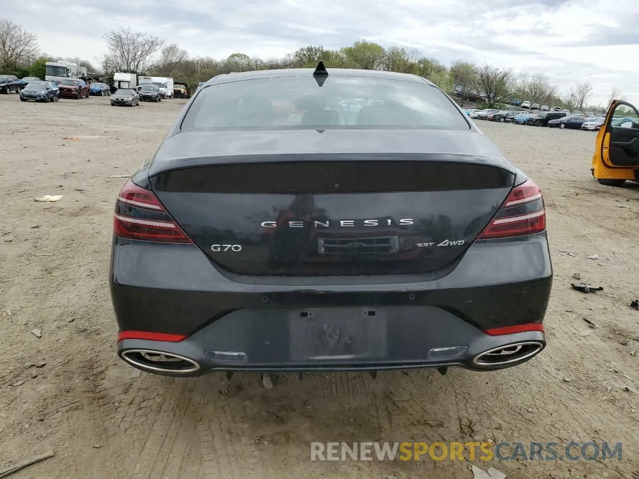 6 Photograph of a damaged car KMTG54TE2NU081955 GENESIS G70 BASE 2022