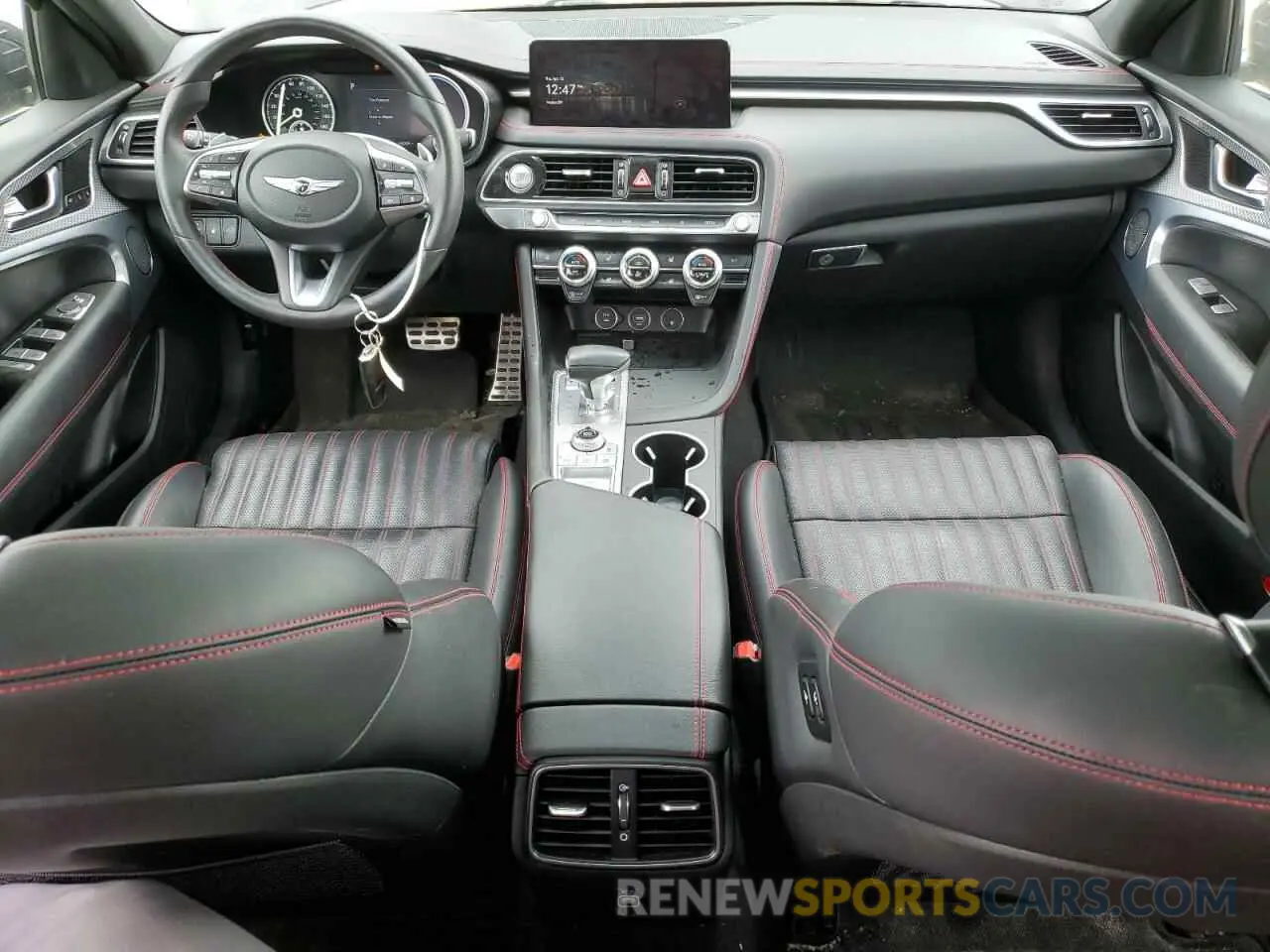 8 Photograph of a damaged car KMTG54TE2NU081955 GENESIS G70 BASE 2022