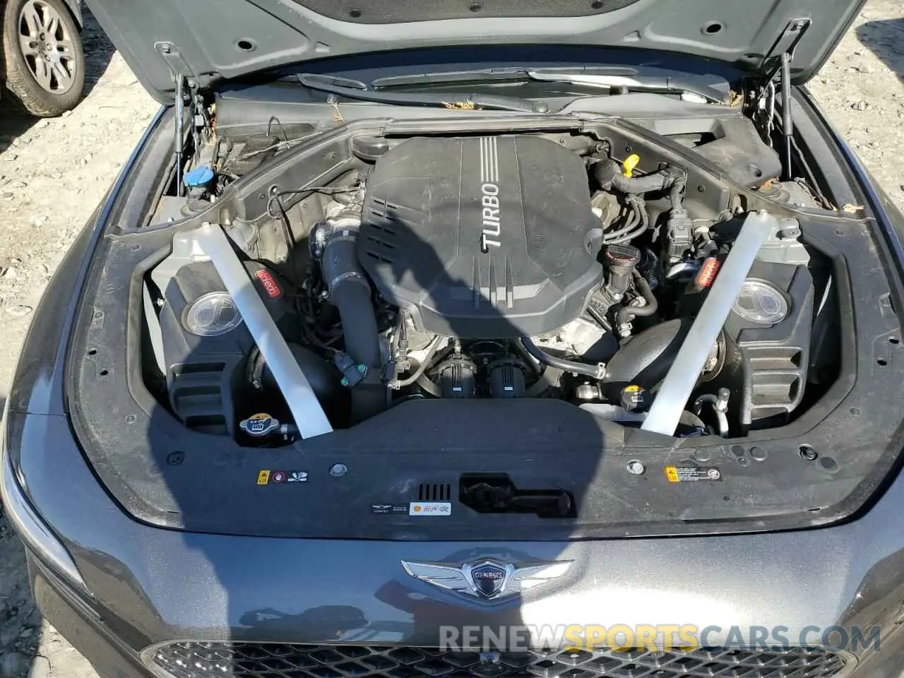 11 Photograph of a damaged car KMTG54TE2NU101752 GENESIS G70 BASE 2022