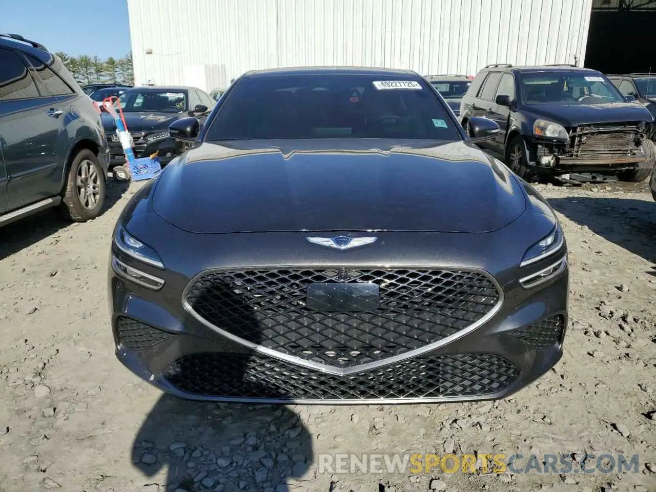 5 Photograph of a damaged car KMTG54TE2NU101752 GENESIS G70 BASE 2022