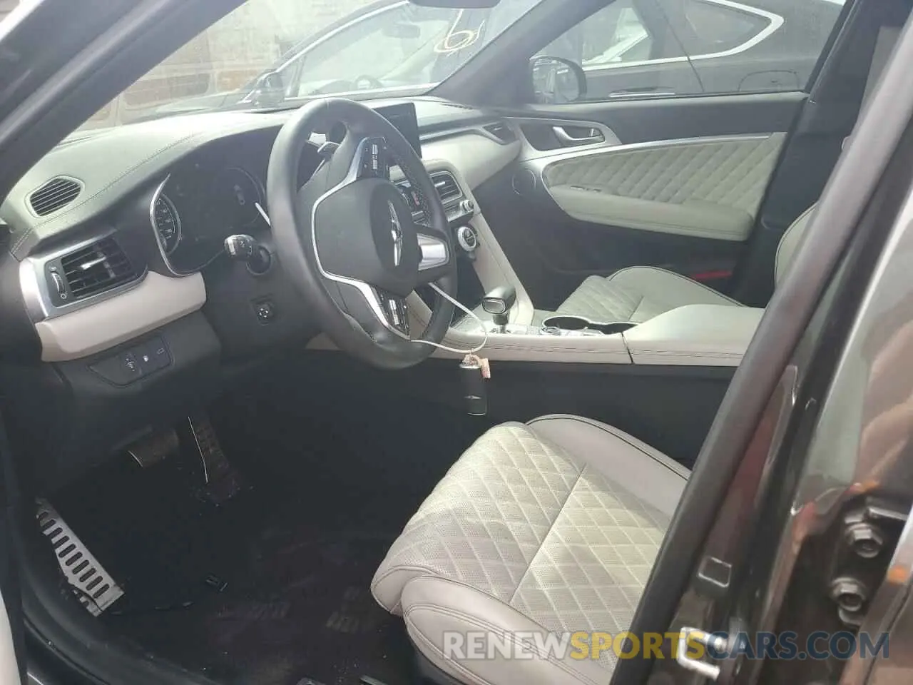 7 Photograph of a damaged car KMTG54TE2NU101752 GENESIS G70 BASE 2022
