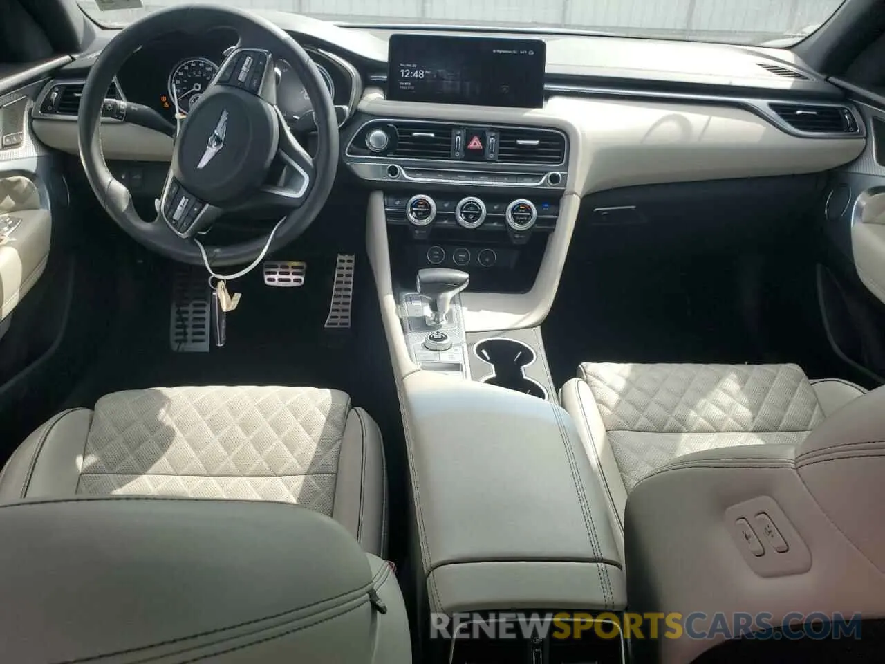 8 Photograph of a damaged car KMTG54TE2NU101752 GENESIS G70 BASE 2022