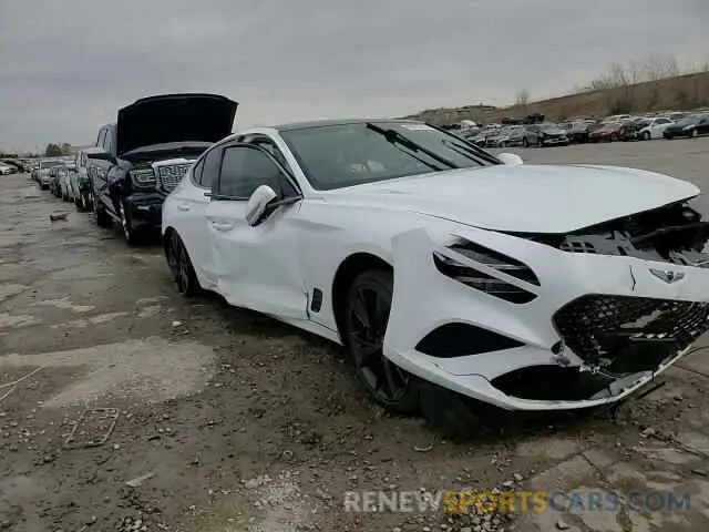 13 Photograph of a damaged car KMTG54TE3NU102585 GENESIS G70 BASE 2022