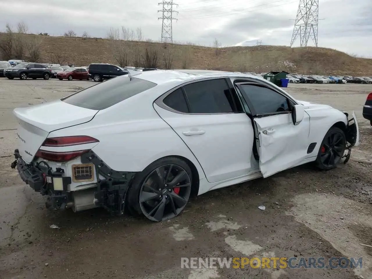 3 Photograph of a damaged car KMTG54TE3NU102585 GENESIS G70 BASE 2022