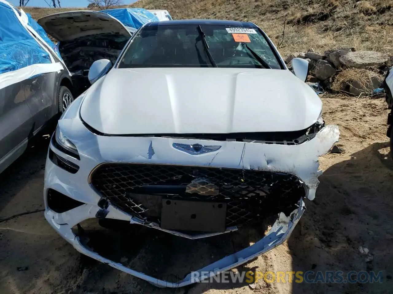 5 Photograph of a damaged car KMTG54TE3NU102585 GENESIS G70 BASE 2022