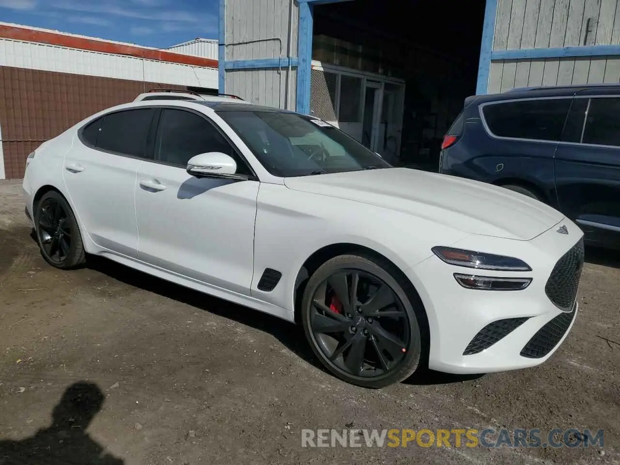 4 Photograph of a damaged car KMTG54TE4NU097753 GENESIS G70 BASE 2022