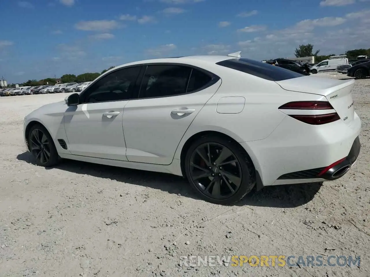 2 Photograph of a damaged car KMTG54TE5NU094117 GENESIS G70 BASE 2022