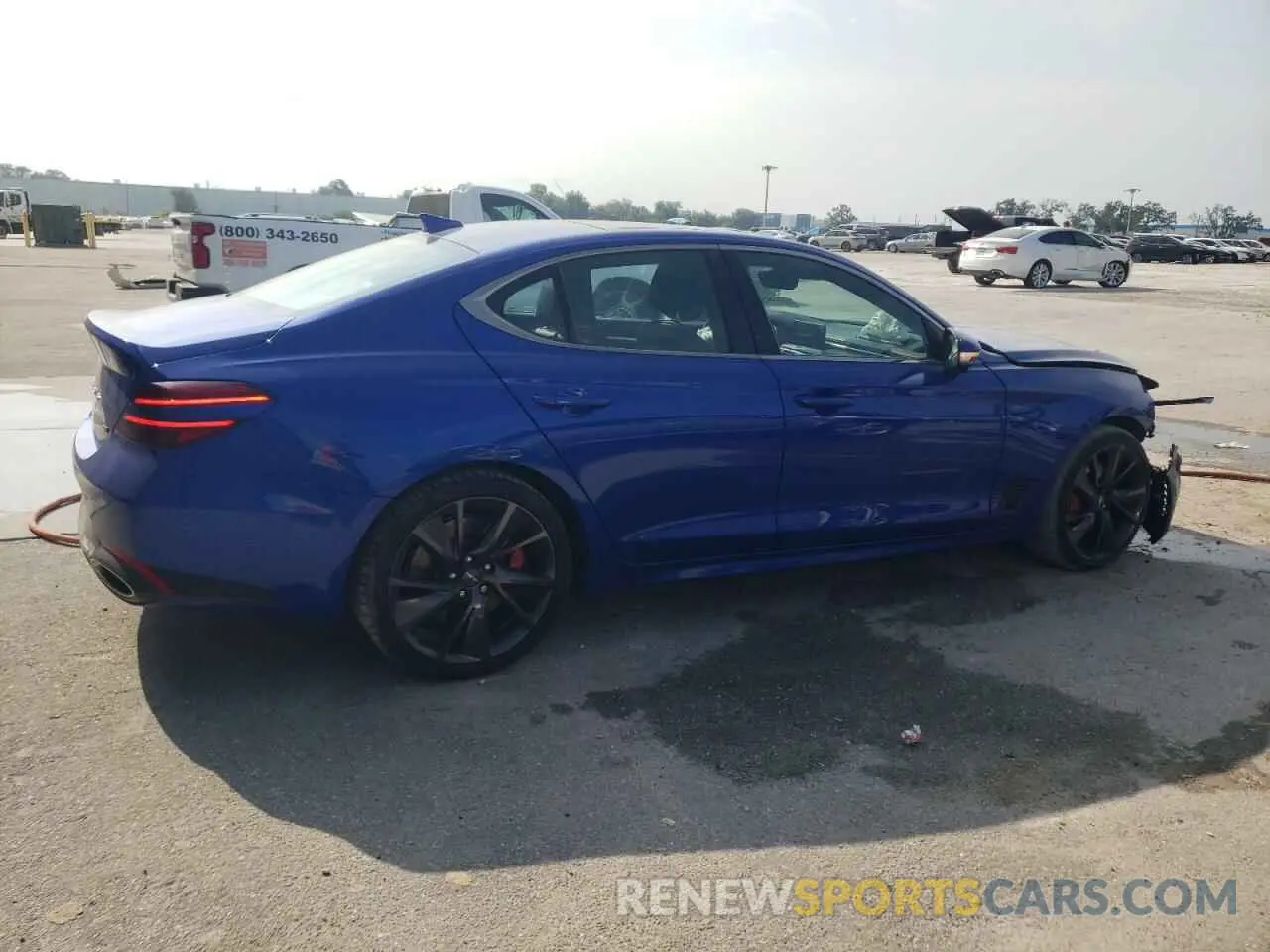 3 Photograph of a damaged car KMTG54TE5NU097454 GENESIS G70 BASE 2022