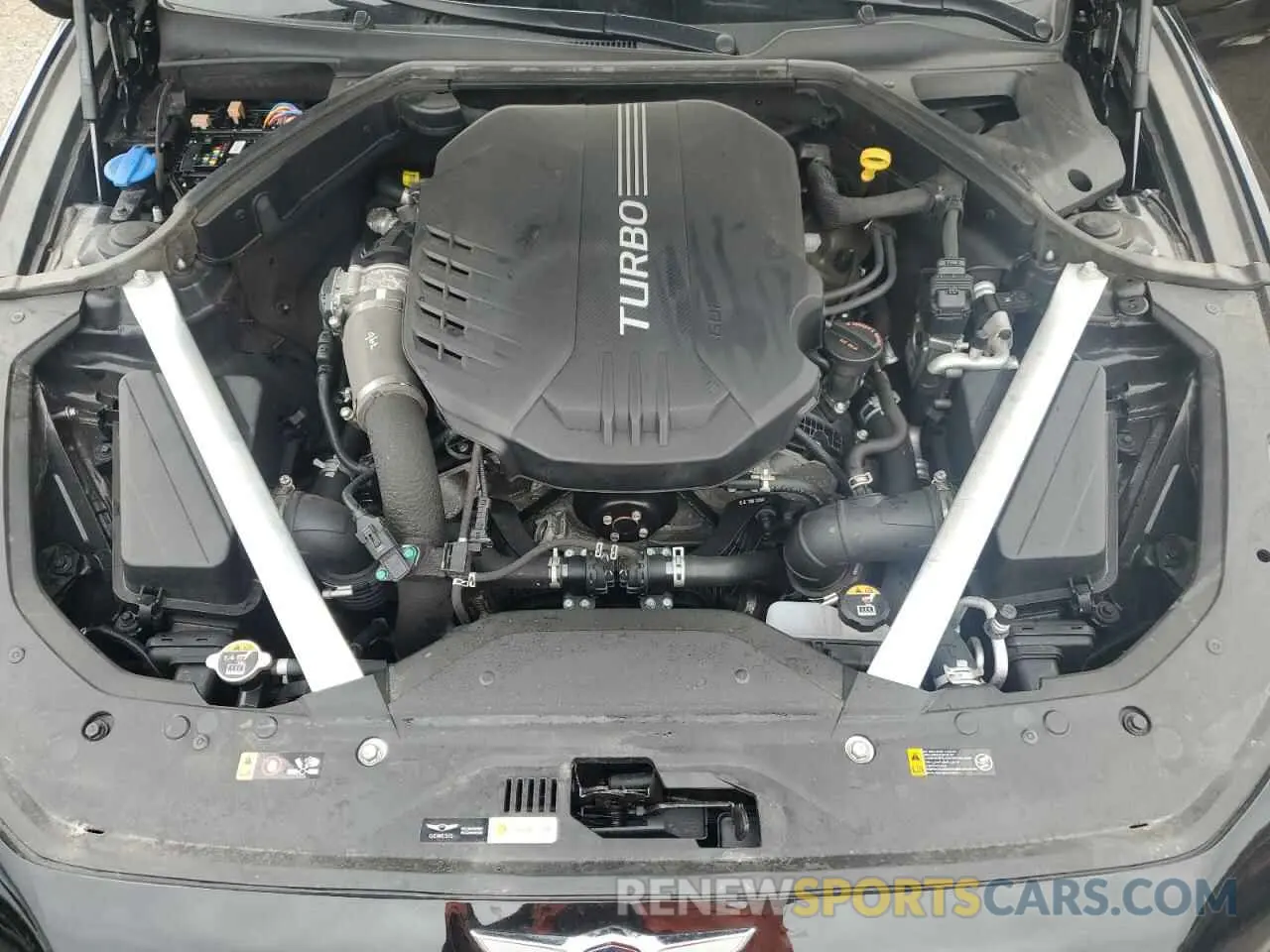 11 Photograph of a damaged car KMTG54TE5NU102507 GENESIS G70 BASE 2022