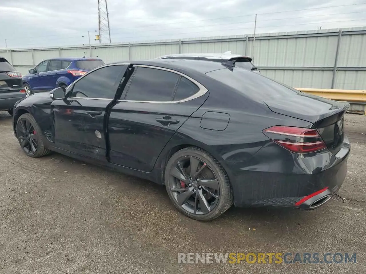 2 Photograph of a damaged car KMTG54TE5NU102507 GENESIS G70 BASE 2022