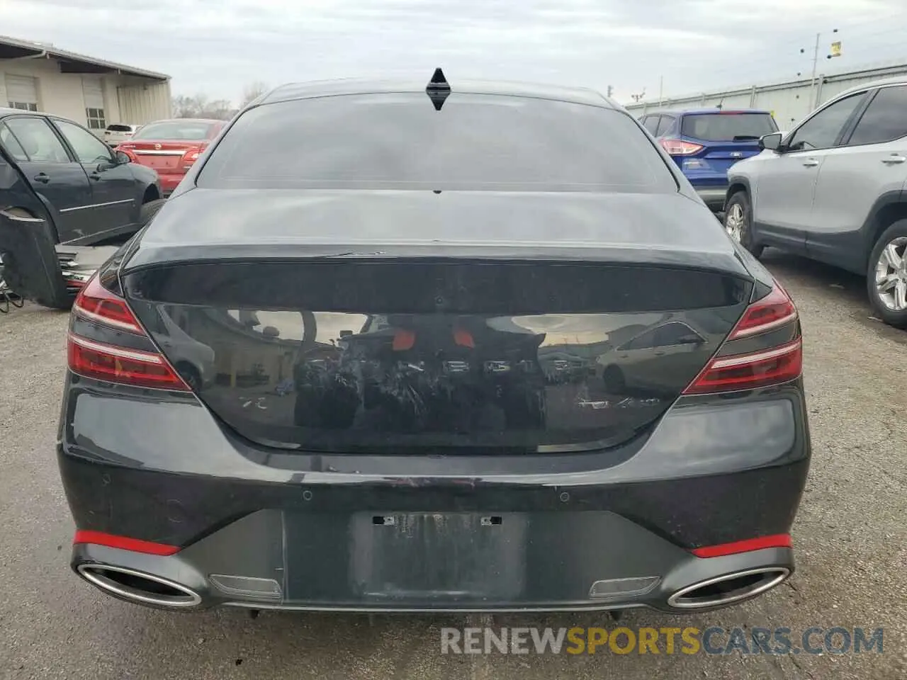6 Photograph of a damaged car KMTG54TE5NU102507 GENESIS G70 BASE 2022
