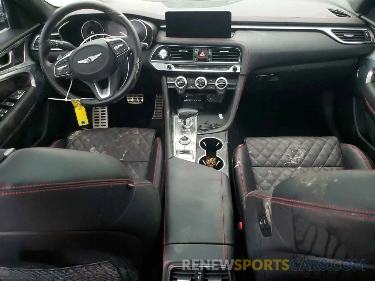 8 Photograph of a damaged car KMTG54TE5NU102507 GENESIS G70 BASE 2022