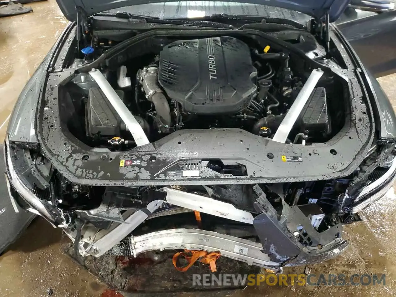 11 Photograph of a damaged car KMTG54TE7NU084124 GENESIS G70 BASE 2022
