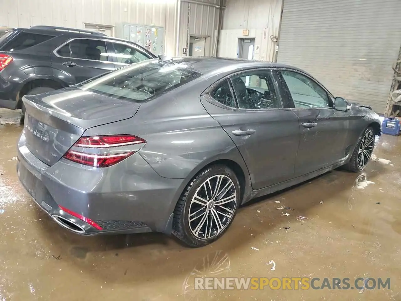 3 Photograph of a damaged car KMTG54TE7NU084124 GENESIS G70 BASE 2022