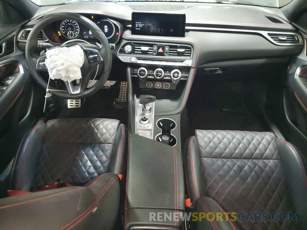 8 Photograph of a damaged car KMTG54TE7NU084124 GENESIS G70 BASE 2022