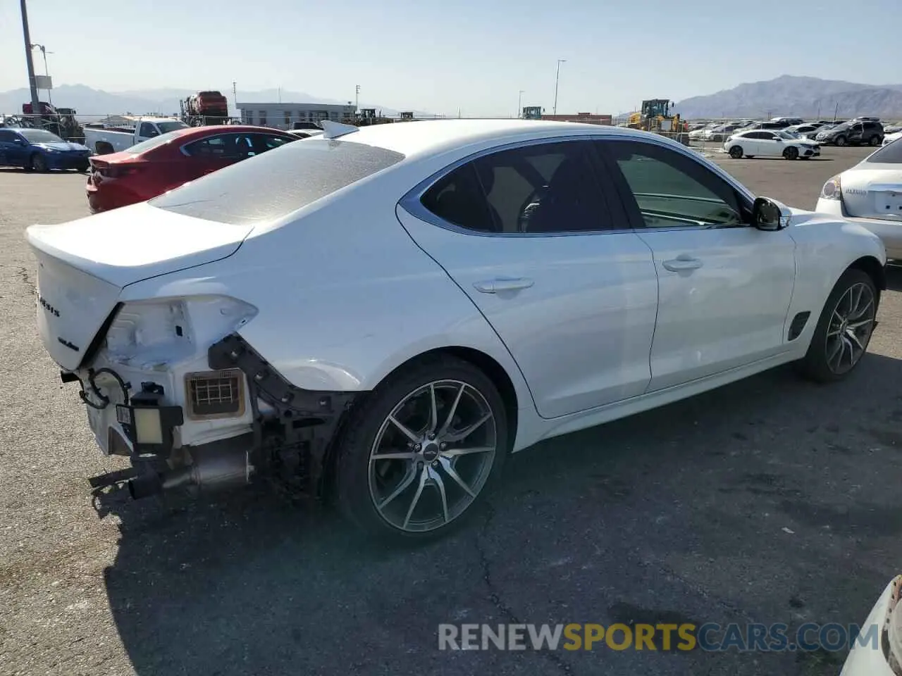 3 Photograph of a damaged car KMTG54TE7NU088173 GENESIS G70 BASE 2022