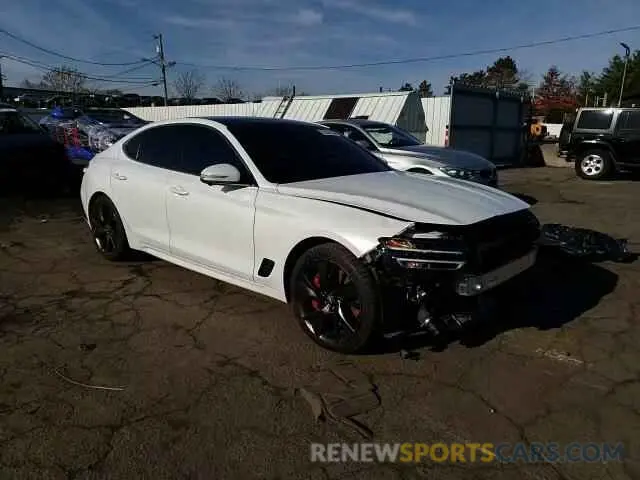 11 Photograph of a damaged car KMTG54TE7NU104131 GENESIS G70 BASE 2022