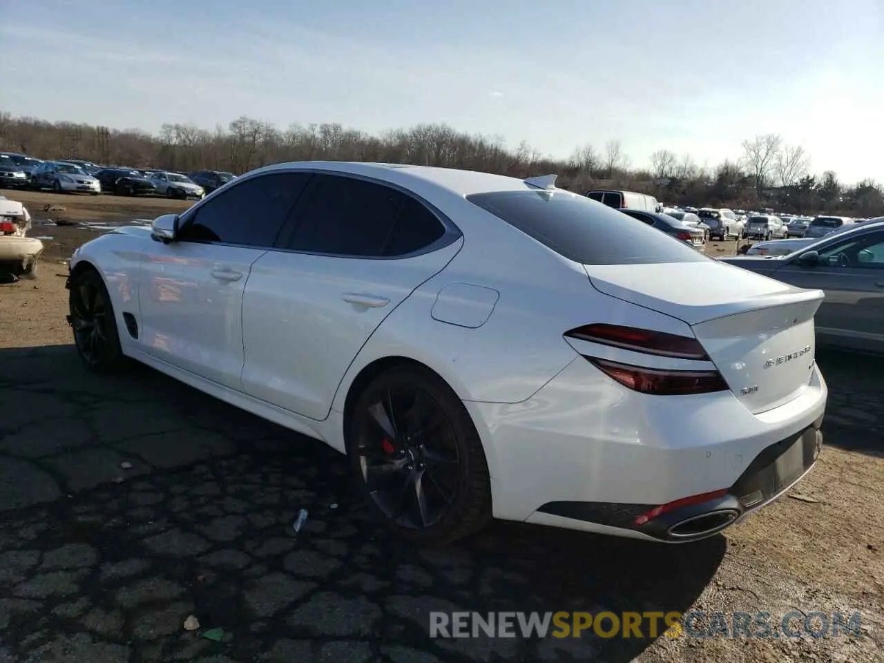 2 Photograph of a damaged car KMTG54TE7NU104131 GENESIS G70 BASE 2022