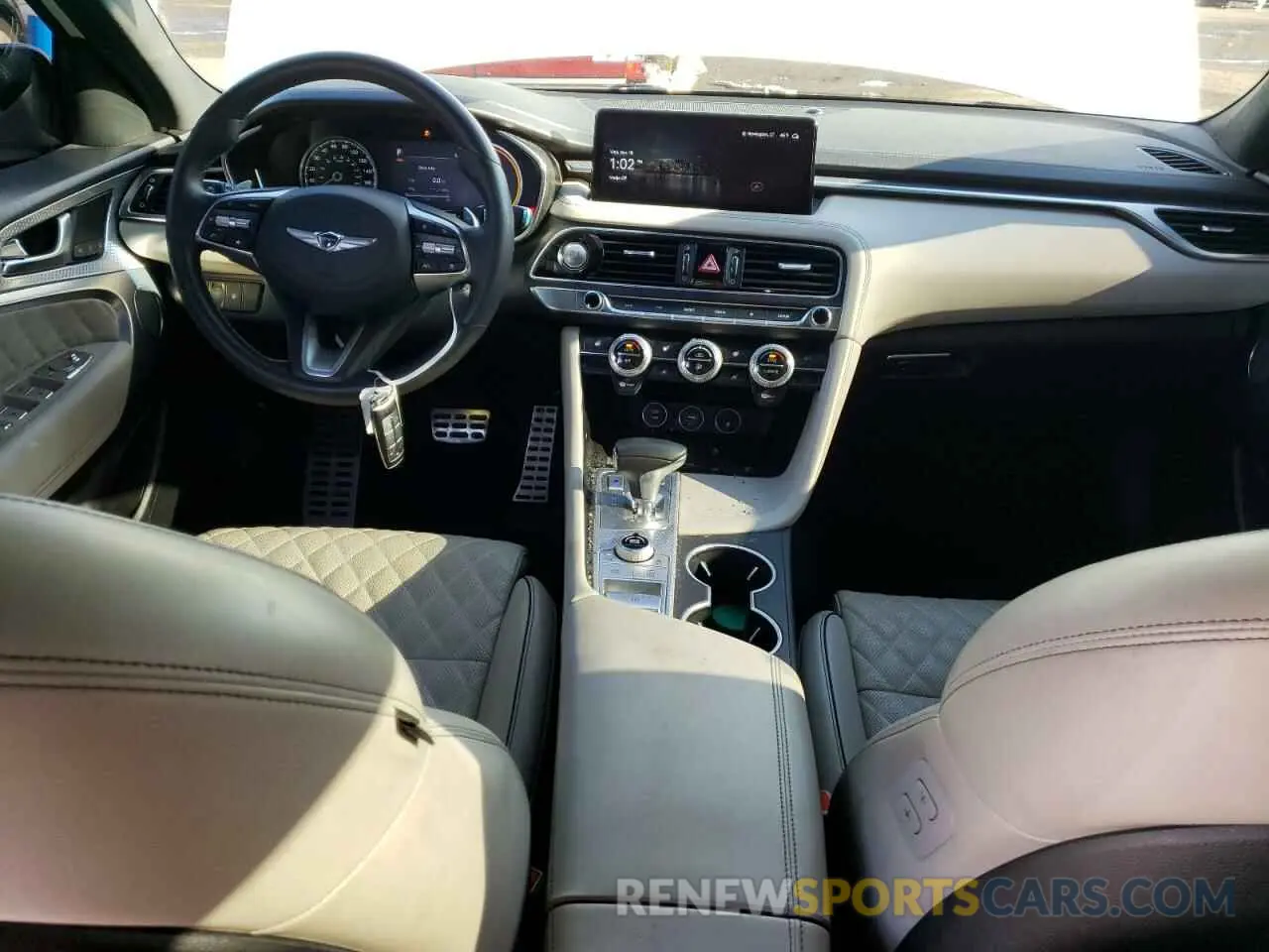 8 Photograph of a damaged car KMTG54TE7NU104131 GENESIS G70 BASE 2022