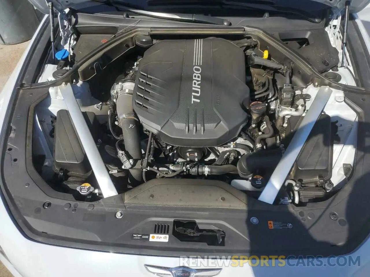 11 Photograph of a damaged car KMTG54TE8NU085587 GENESIS G70 BASE 2022