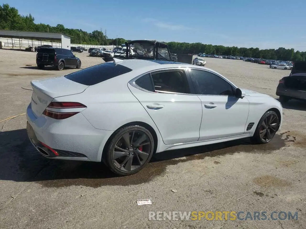 3 Photograph of a damaged car KMTG54TE8NU085587 GENESIS G70 BASE 2022