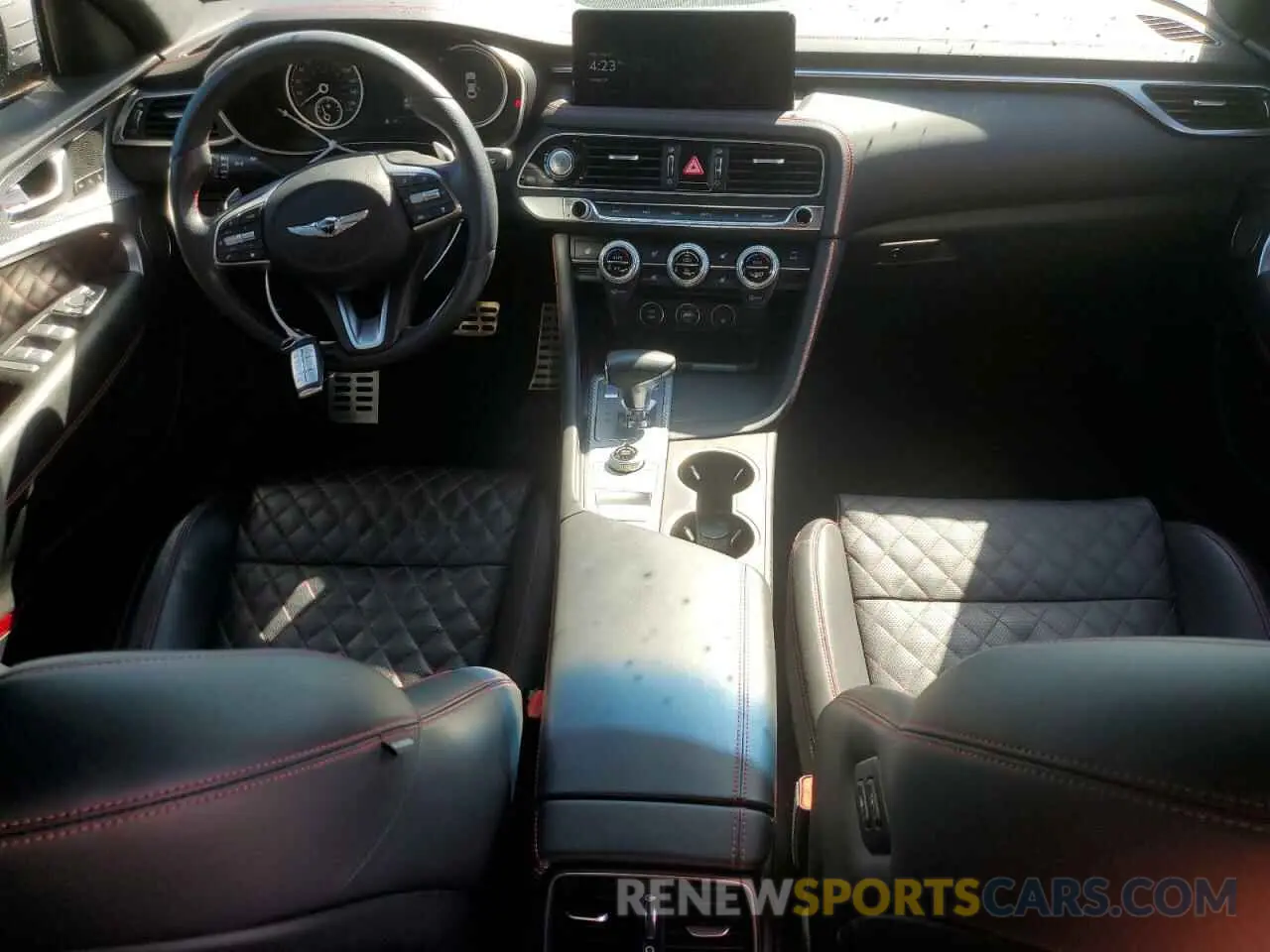 8 Photograph of a damaged car KMTG54TE8NU085587 GENESIS G70 BASE 2022