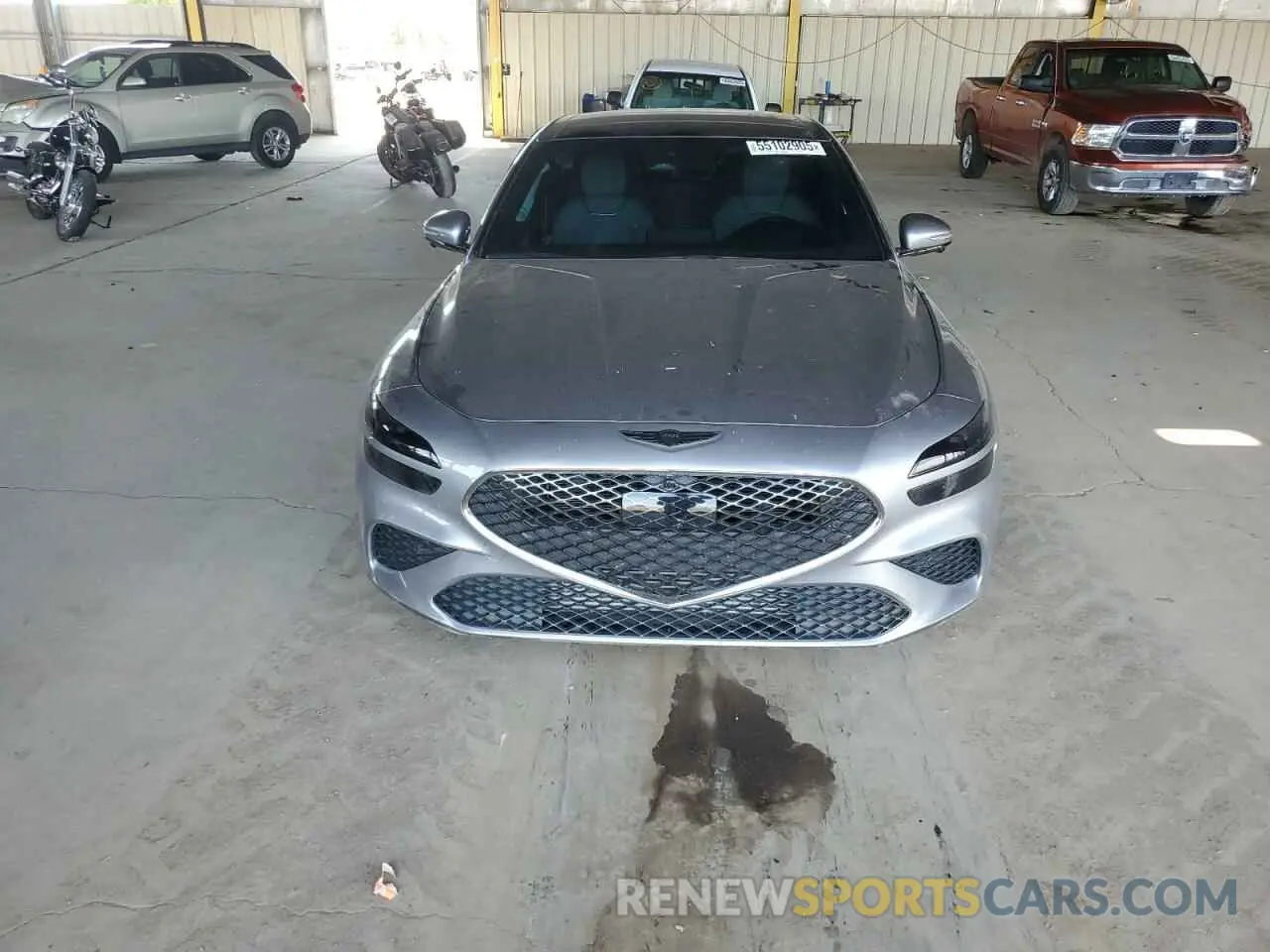 5 Photograph of a damaged car KMTG54TE8NU090398 GENESIS G70 BASE 2022