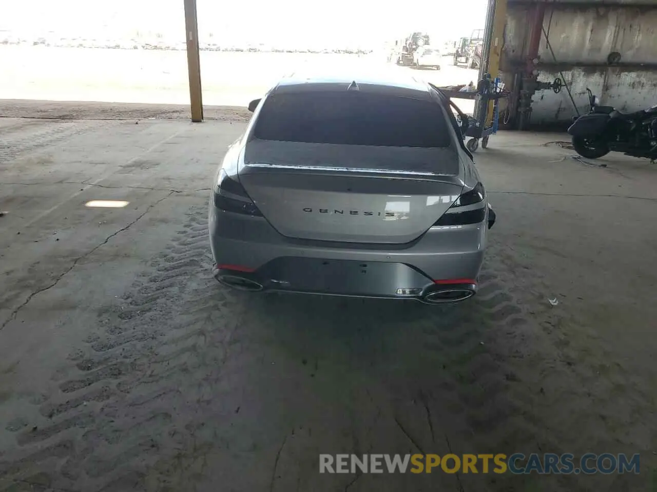 6 Photograph of a damaged car KMTG54TE8NU090398 GENESIS G70 BASE 2022