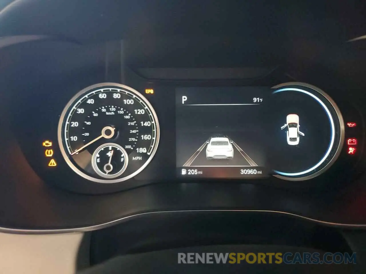 9 Photograph of a damaged car KMTG54TE8NU090398 GENESIS G70 BASE 2022
