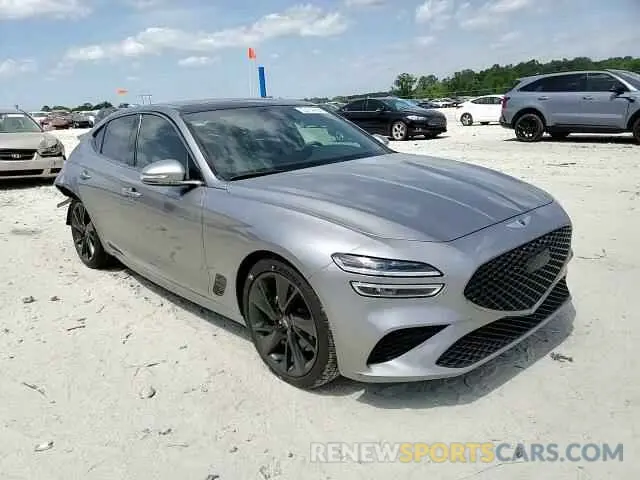 13 Photograph of a damaged car KMTG54TEXNU081802 GENESIS G70 BASE 2022