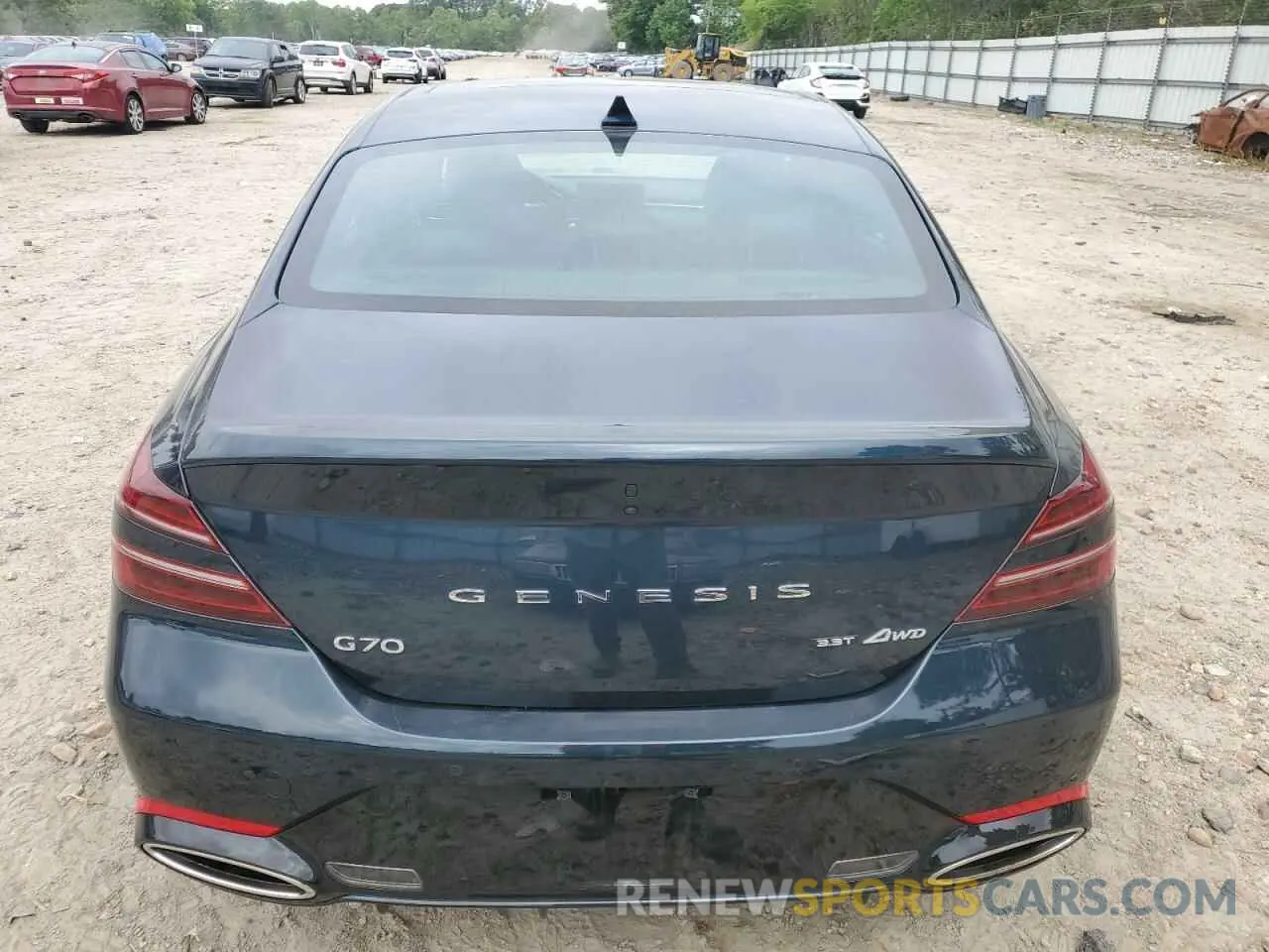 6 Photograph of a damaged car KMTG54TEXNU083193 GENESIS G70 BASE 2022