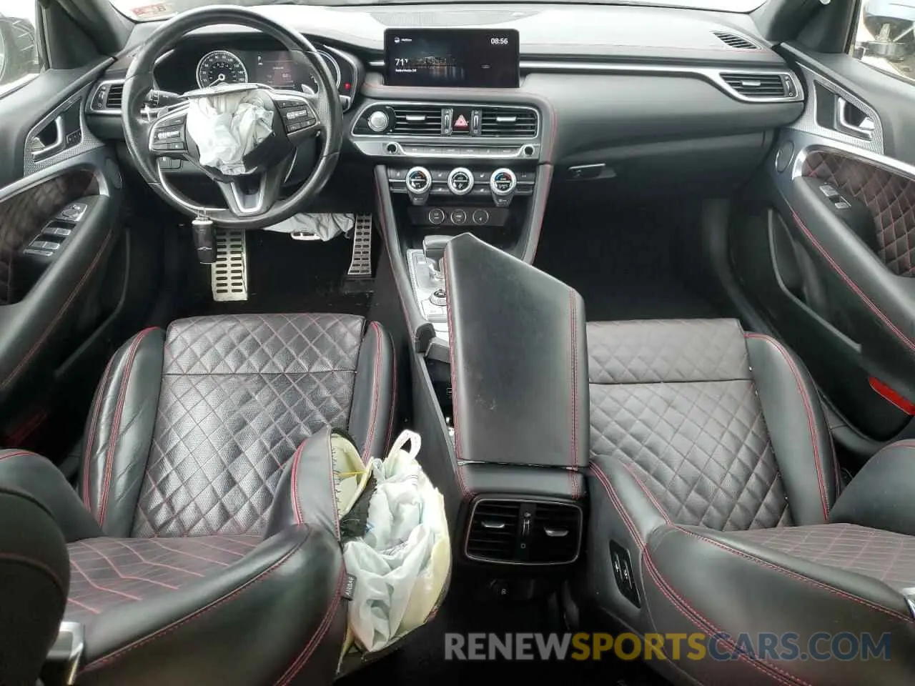 8 Photograph of a damaged car KMTG54TEXNU083193 GENESIS G70 BASE 2022