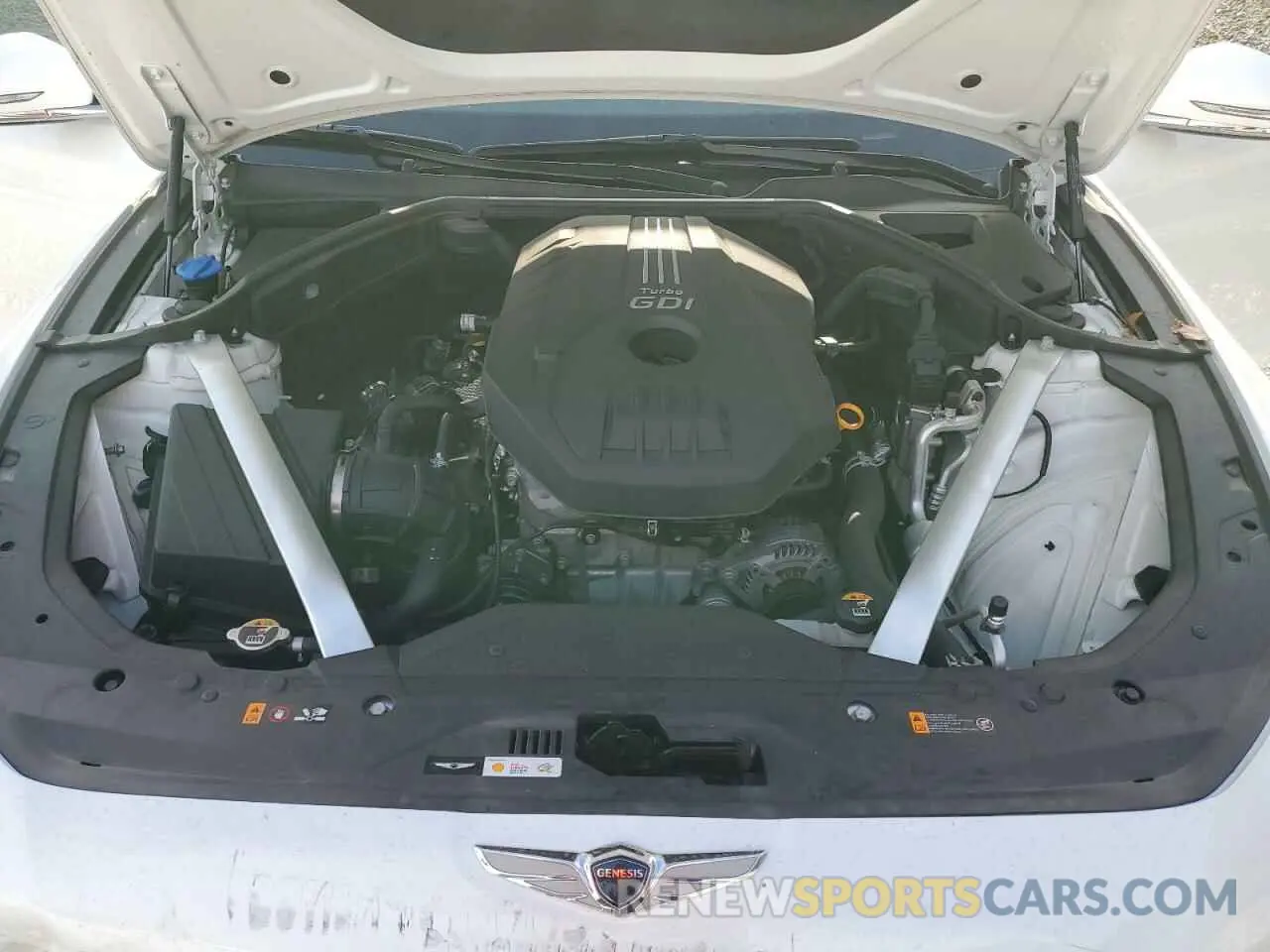 12 Photograph of a damaged car KMTG34TA0PU134125 GENESIS G70 BASE 2023