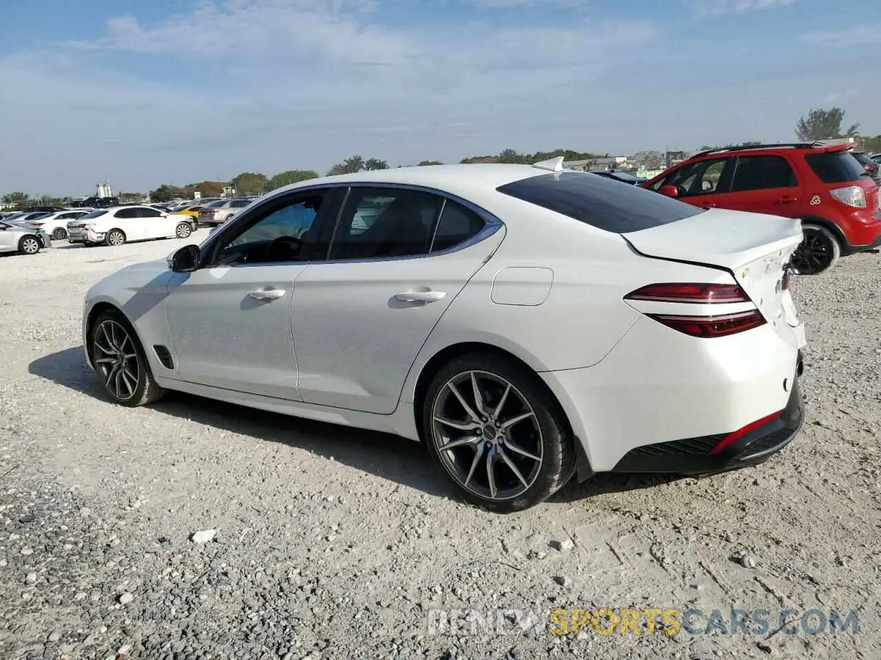 2 Photograph of a damaged car KMTG34TA0PU134125 GENESIS G70 BASE 2023