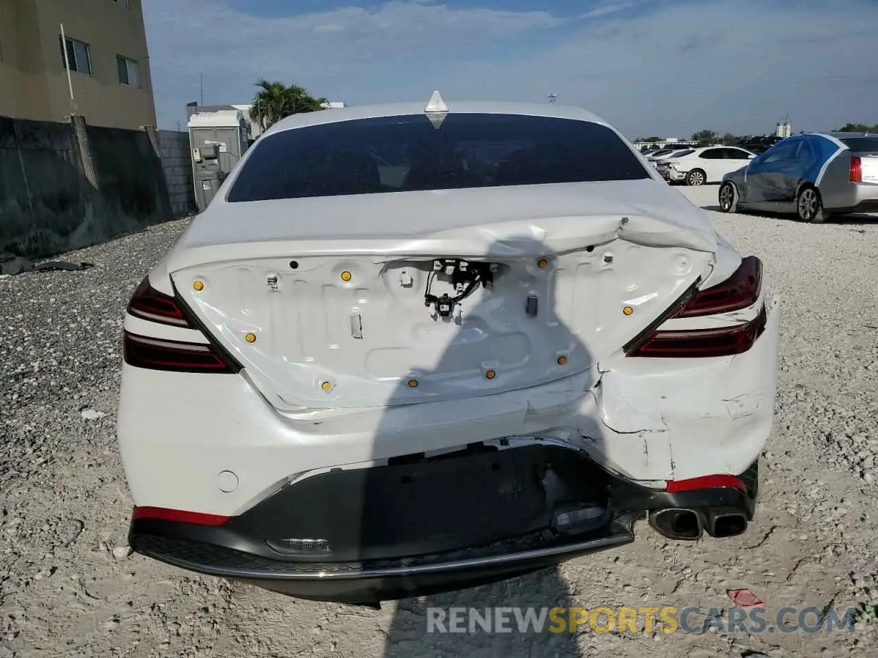 6 Photograph of a damaged car KMTG34TA0PU134125 GENESIS G70 BASE 2023