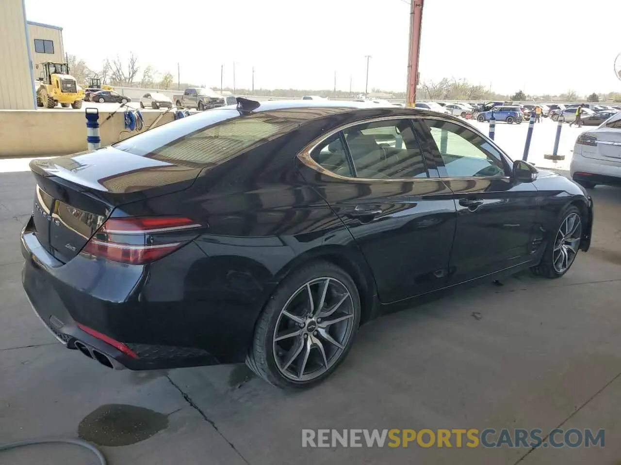 3 Photograph of a damaged car KMTG34TA1PU132593 GENESIS G70 BASE 2023