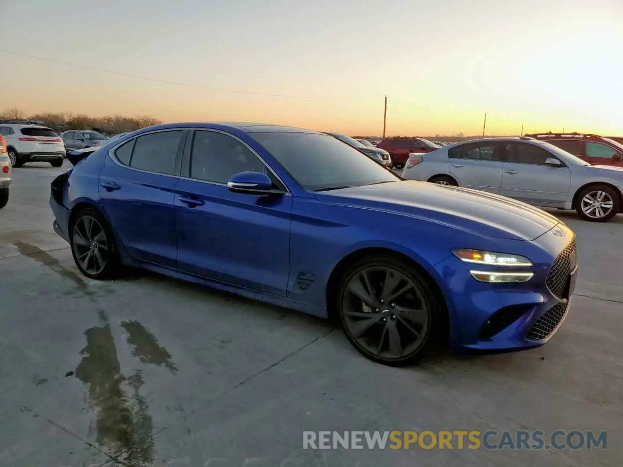 4 Photograph of a damaged car KMTG34TA2PU107492 GENESIS G70 BASE 2023