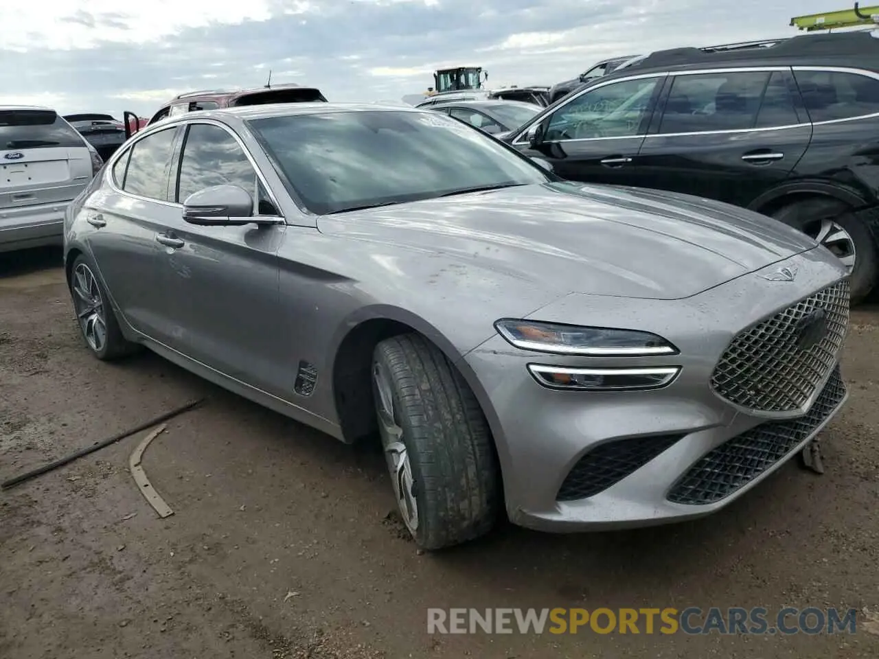 4 Photograph of a damaged car KMTG34TA2PU122834 GENESIS G70 BASE 2023